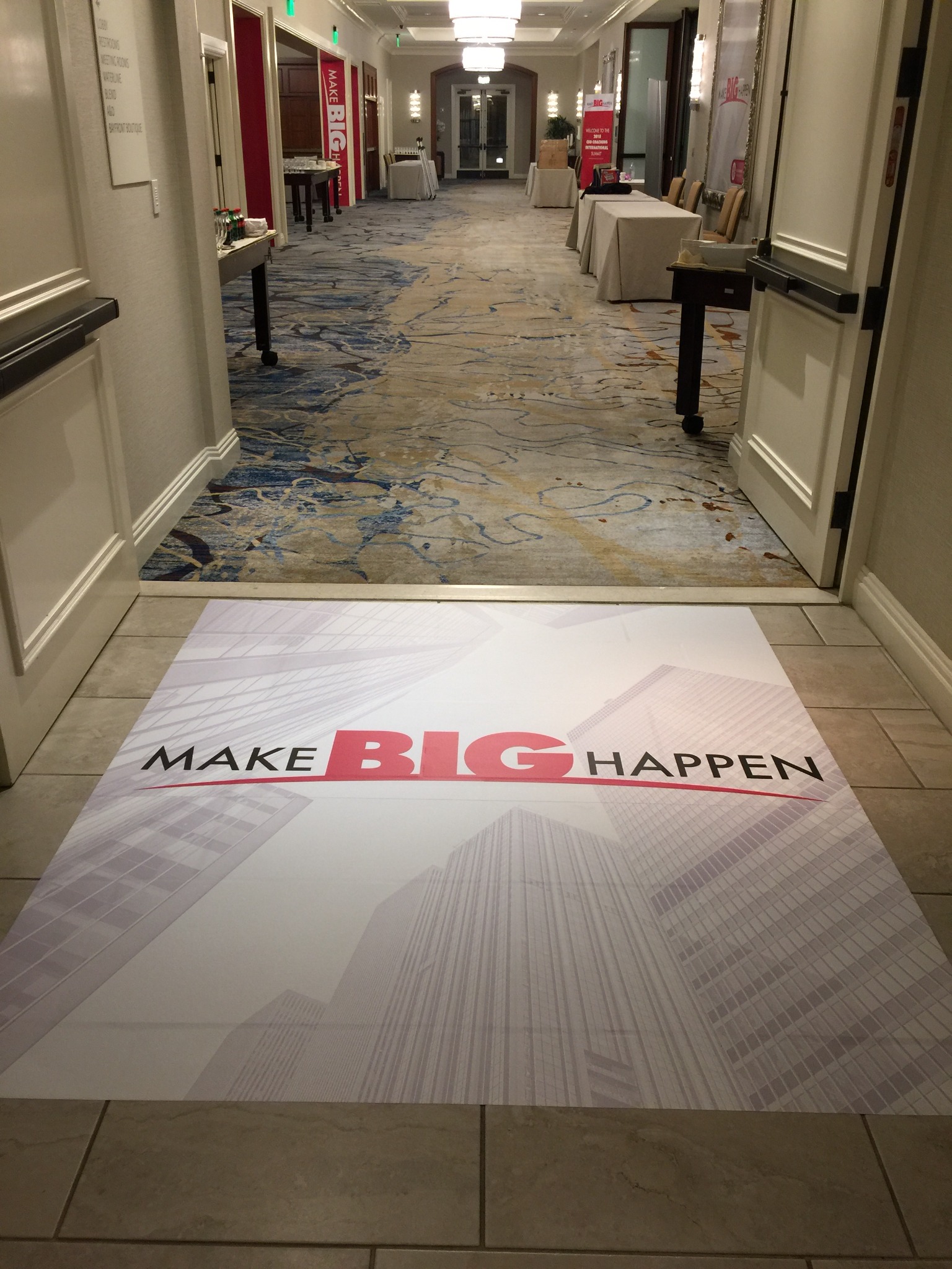 Event floor graphics