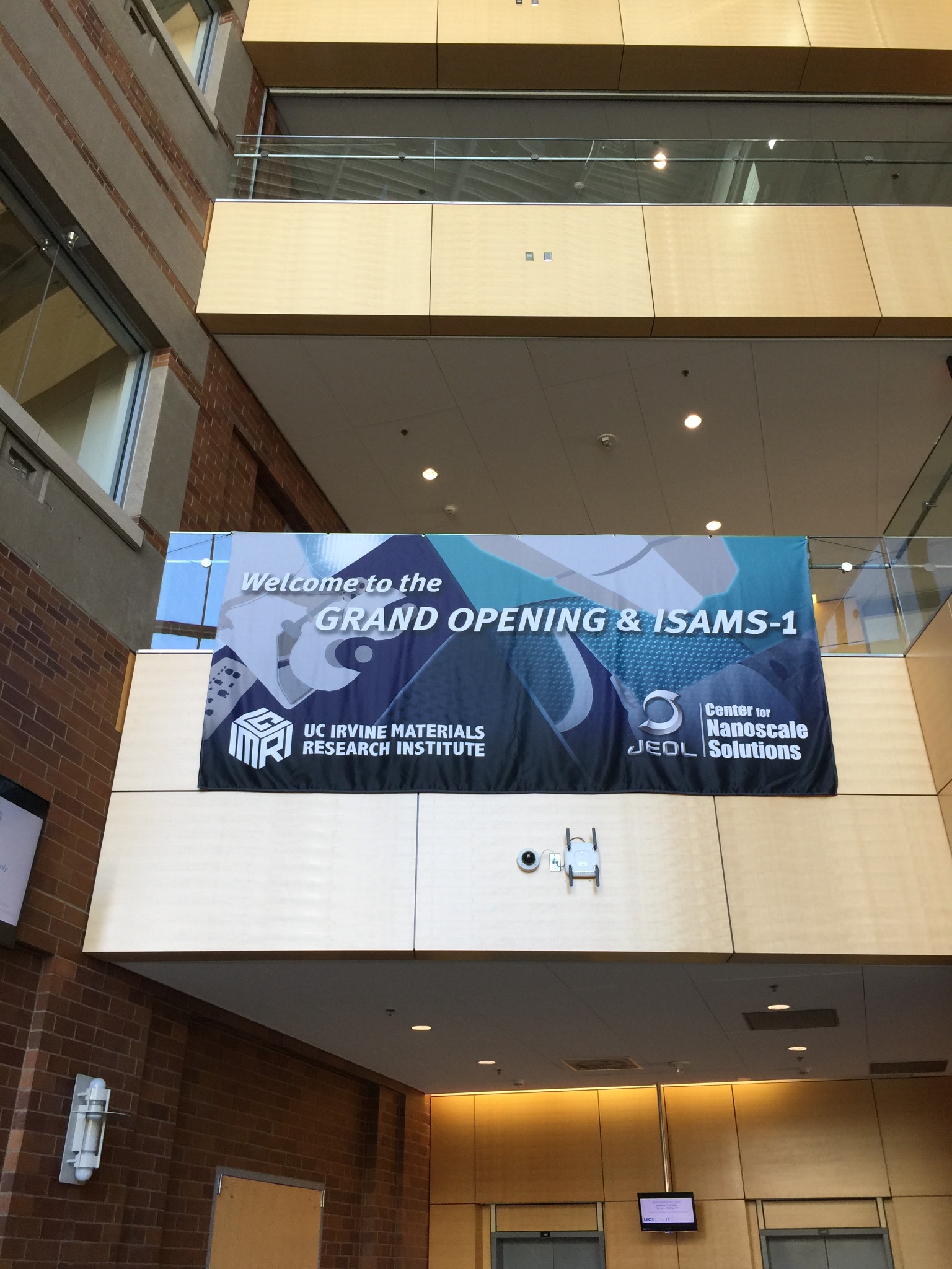 Large format event banner