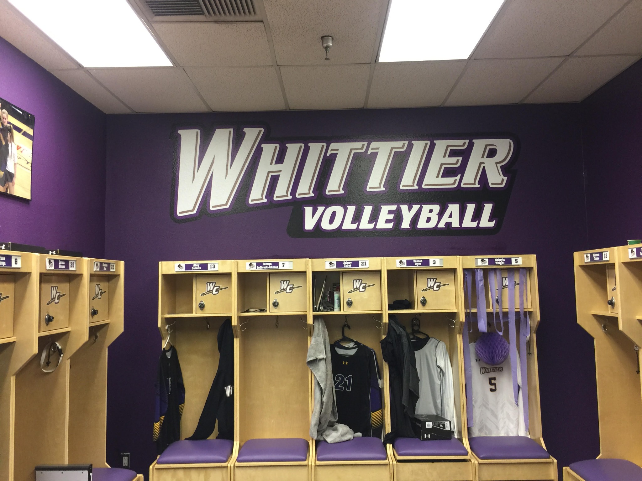 Team locker room graphics